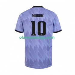 Camisola Real Madrid Modrić 10 Homem Equipamento Segundo 2022-2023 Manga Curta